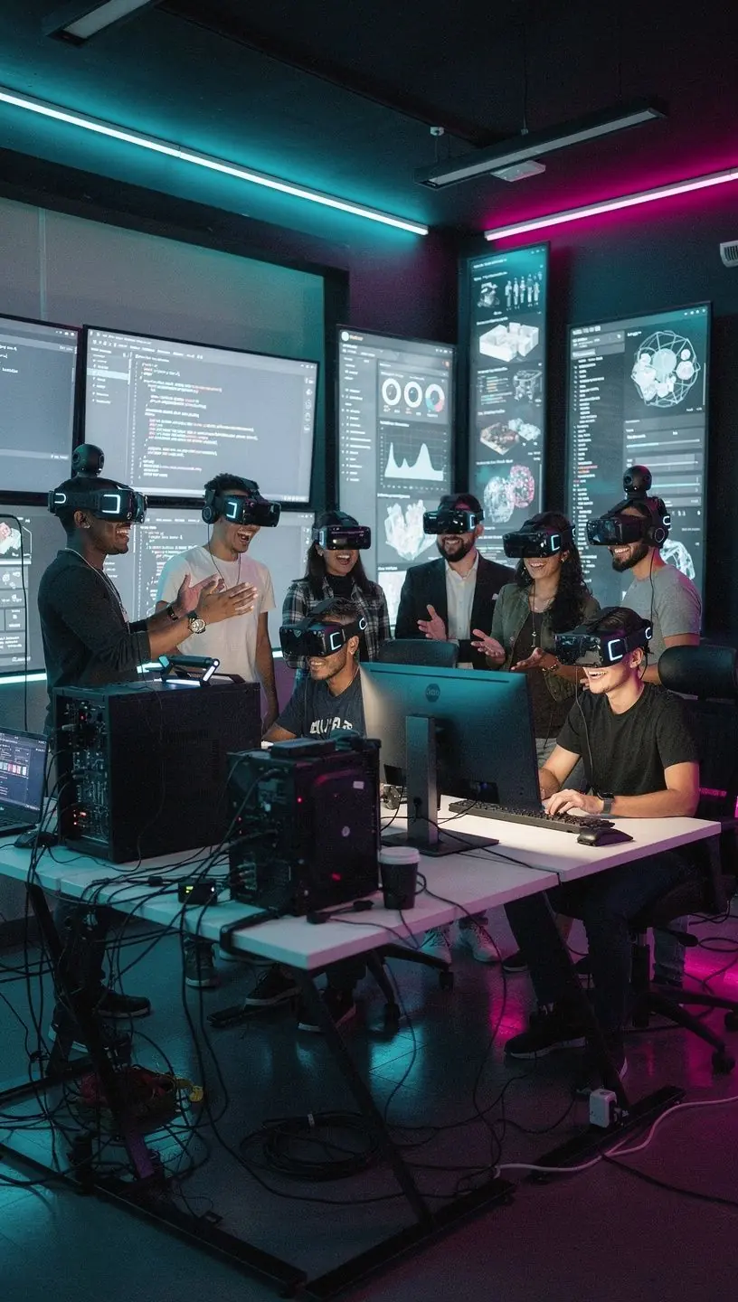 Modern office workspace